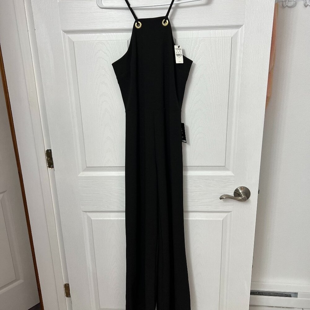 Black Gromet Jumpsuit